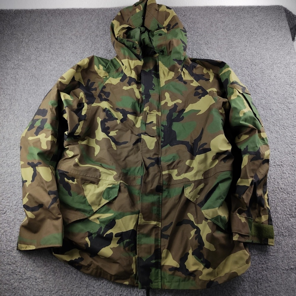 Tennessee Apparel Corp Coat Mens Large Green Camo ECWCS Cold Weather Parka